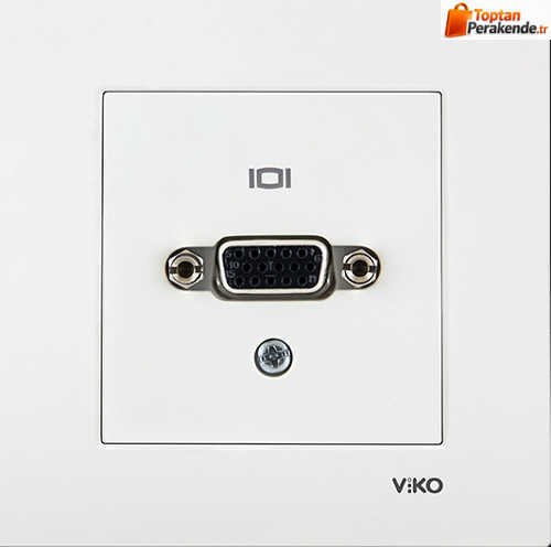 Viko Karre/Meridian Beyaz Vga Konnektör Mekanizma (Çerçeve Hariç) 90967166